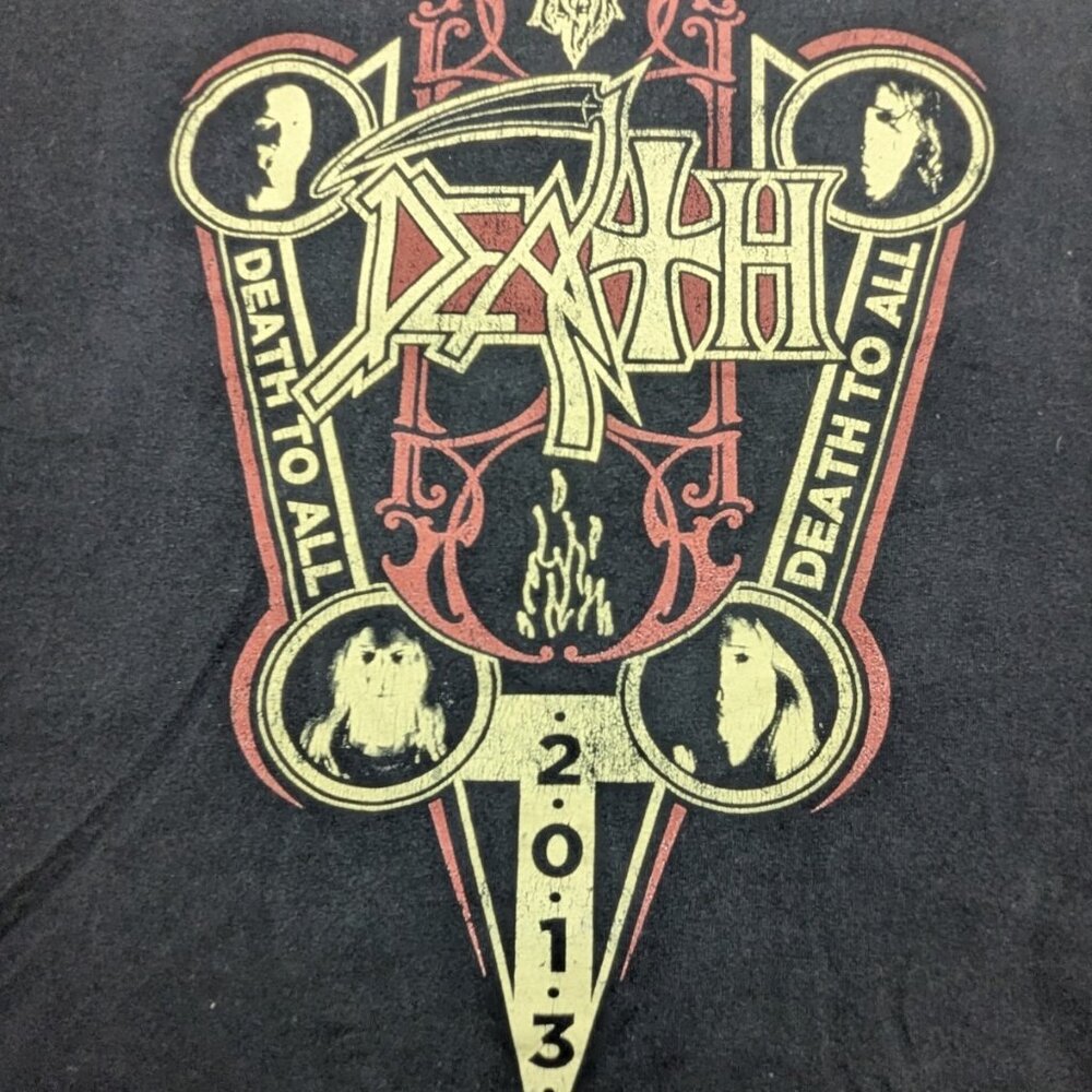 Death To All DTA1 2013 Tour Mens 2XL T Shirt Human Line-Up Progressive Metal